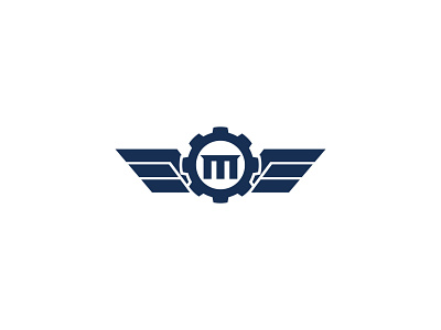 Automotive Logo auto automobile automotive gear motor motorbike wings