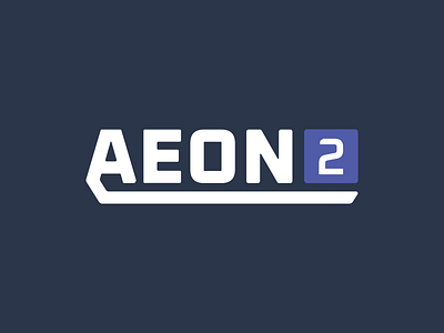 Aeon2 brand identity branding logo