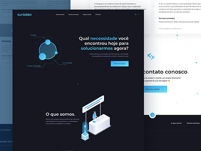 Kunlatek - Web Design Landing Page