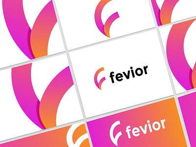 favior modern f letter logo