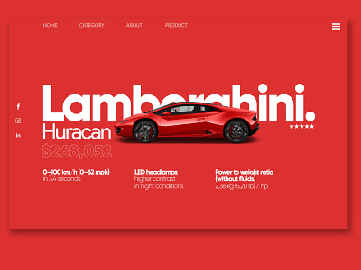 lamborghini Ui Web