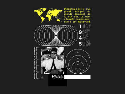 Brutalism Poster SOEKARNO (For Streetwear Clothes) brutalism clothing design design earth illustration logo type typography web website