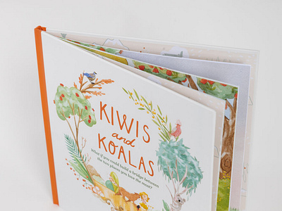 Kiwi's & Koalas Book illustrations