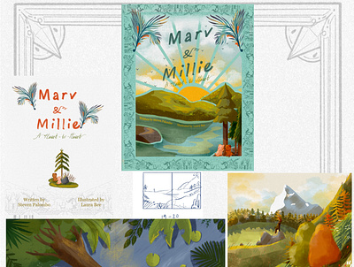 Marv & Millie Children's book book design character character design children book illustration childrens book childrens illustration cover art cover design illustration