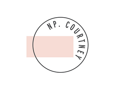 NP Courtney Submark branding design logo