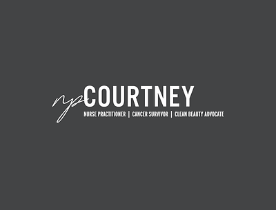 NP Courtney Logo branding design logo