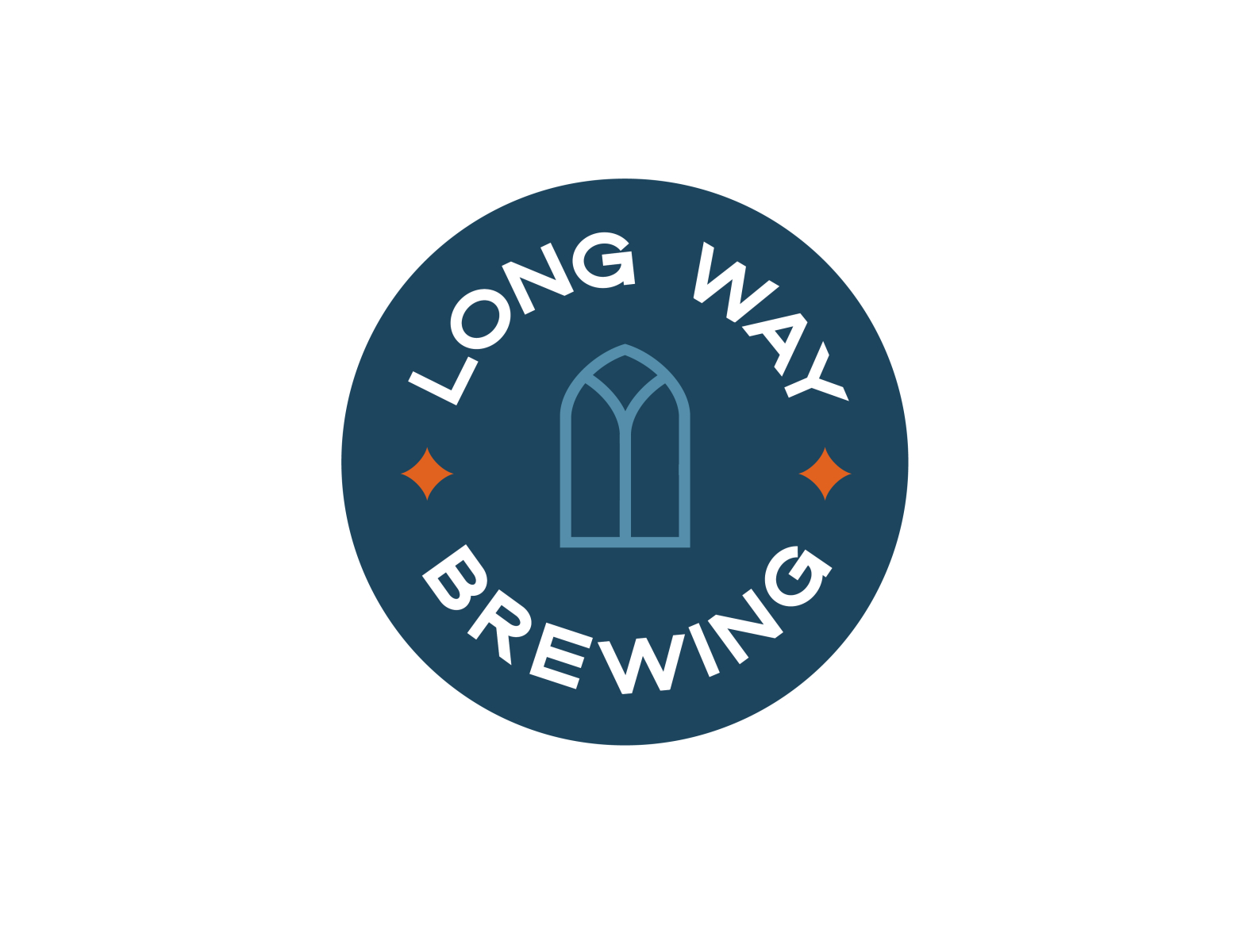 Long Way Brewing Branding by Michelle Lea Creative on Dribbble