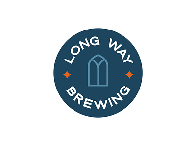 Long Way Brewing Branding branding design logo
