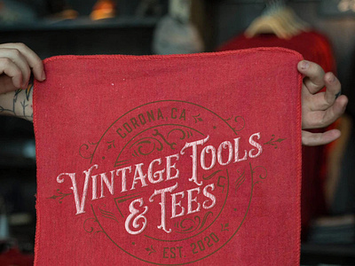 Vintage Tools & Tees Shop Rag