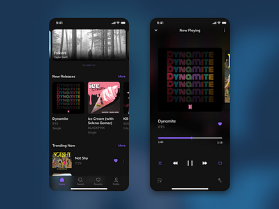 Music Streaming App app clean clean design interface mobile app music music app music art music streaming spotify streaming streaming app streaming service ui designer uidesign uiux uiuxdesigner ux designer