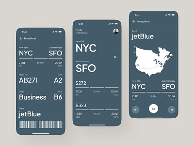 Flight Ticket Booking App app booking clean design flight ticket mobile app plane uidesign