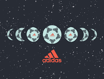 Crescent Tango adidas crescent moon football futbol graphic design moon soccer stars