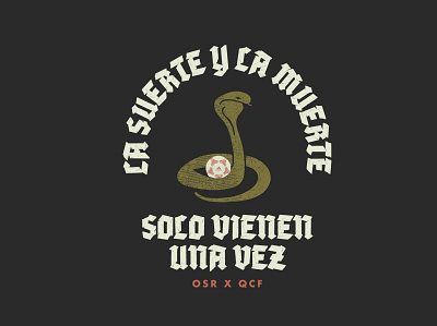 LA SUERTE Y LA MUERTE adidas football futbol graphic design illustration snake soccer spanish