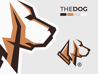 The Dog animal brand cartoon character dog esport icon illustrator logo logo design mascot