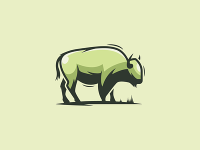 The Buffalo animal buffalo cartoon character esport ilustration logo mascot mascotlogo vector