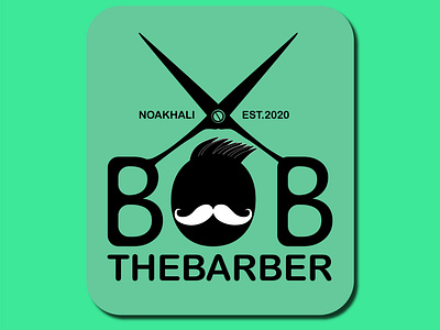 Barber shop logo BOB THE BARBER barber barberlogo barbershoplogo creative creative logo dailylogo dailylogochallenge illustrator logo logodesign logos logotype stay home stay safe