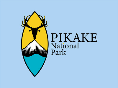 Pikake National park (Park logo) branding dailylogo dailylogochallenge design illustrator logo logodesign minimal nature logo park logo stay home stay safe tree vector
