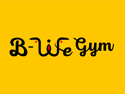 B life Gym (gym logo) brandidentity branding design gymlogo illustrator logo logotype minimal monogram logo stayhome staysafe typeface typography
