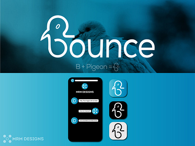 Bounce (Messaging app Logo) branding creative design creative logo crypto dailylogo dailylogochallenge design icon illustration illustrator logo logo design minimal minimalist typography