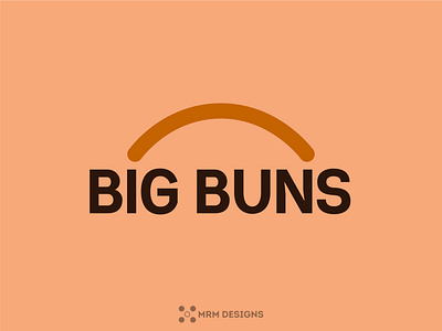 BIG BUNS (Burger logo) branding burger logo creative logo dailylogo dailylogochallenge design food logo illustrator logo logodesign minimal typography