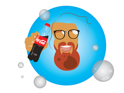 Coca Cola design illustration