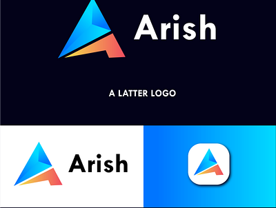 A Latter Logo 3d a latter logo a logo animation branding graphic design logo motion graphics ui