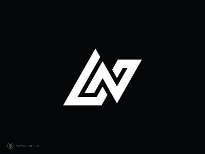 LN adobe illustrator branding branding and identity branding design flat logo logo design logoawesome logodesign minimalist monogram simple