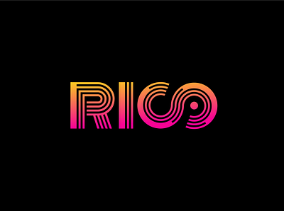 RICO logo branding design icon illustration logo vector