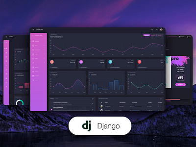 Black Dashboard PRO Django admin design admin panel admin template black bootstrap 4 dark app dark mode dark theme dark ui dashboad dashboard design django gradient illustration responsive web design