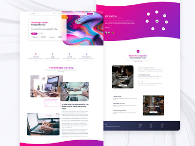 Case Study Page blog post bootstrap button case case study code development example feature footer glassmorphism gradient icons image landing logo responsive typography ui kit web design