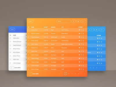 Fresh Bootstrap Table Freebie by Creative Tim on Dribbble