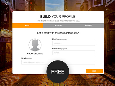 Bootstrap Wizard bootstrap bootstrap wizard free freebie profile wizard wizard