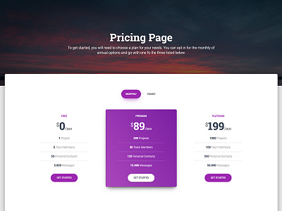 MK Pro - Pricing Page bootstrap bootstrap material bootstrap ui kit material design material kit