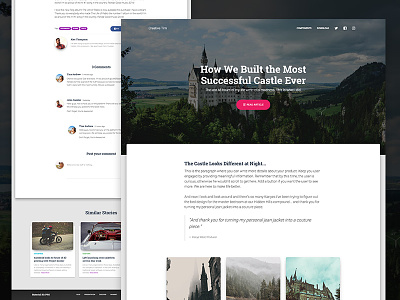 Blog Post Page | Material Kit PRO bootstrap bootstrap material bootstrap ui kit material design material kit