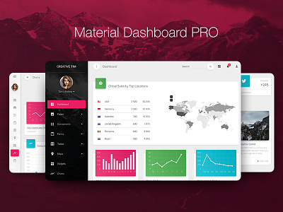 Material Dashboard PRO - Premium Bootstrap Admin Template bootstrap dashboard material admin material dashboard material design premium premium admin template premium dashboard