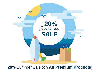 Online Summer Sale Template Designs