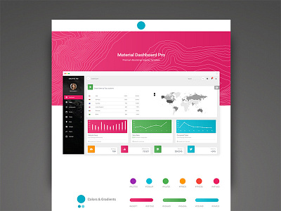 Material Dashboard Pro bootstrap dashboard material admin material dashboard material design premium premium admin template premium dashboard