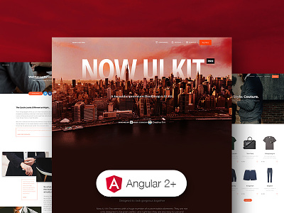 Now UI Kit PRO Angular ❤️ angular angular 5 bootstrap 4 bootstrap ui kit buttons components exemples plugin premium kit ui ux web design