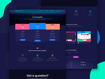 BLK • PRO bootstrap 4 cards design design system gradient header icons kit pricing page ui ux web design