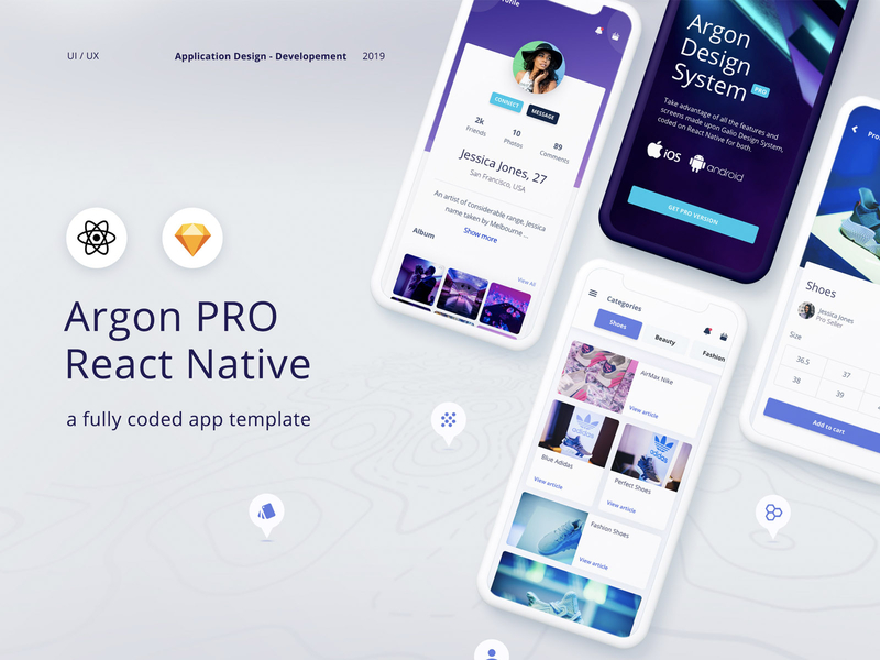 Argon Pro React Native By Creative Tim On Dribbble