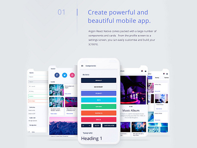 Argon PRO React Native by Creative Tim on Dribbble