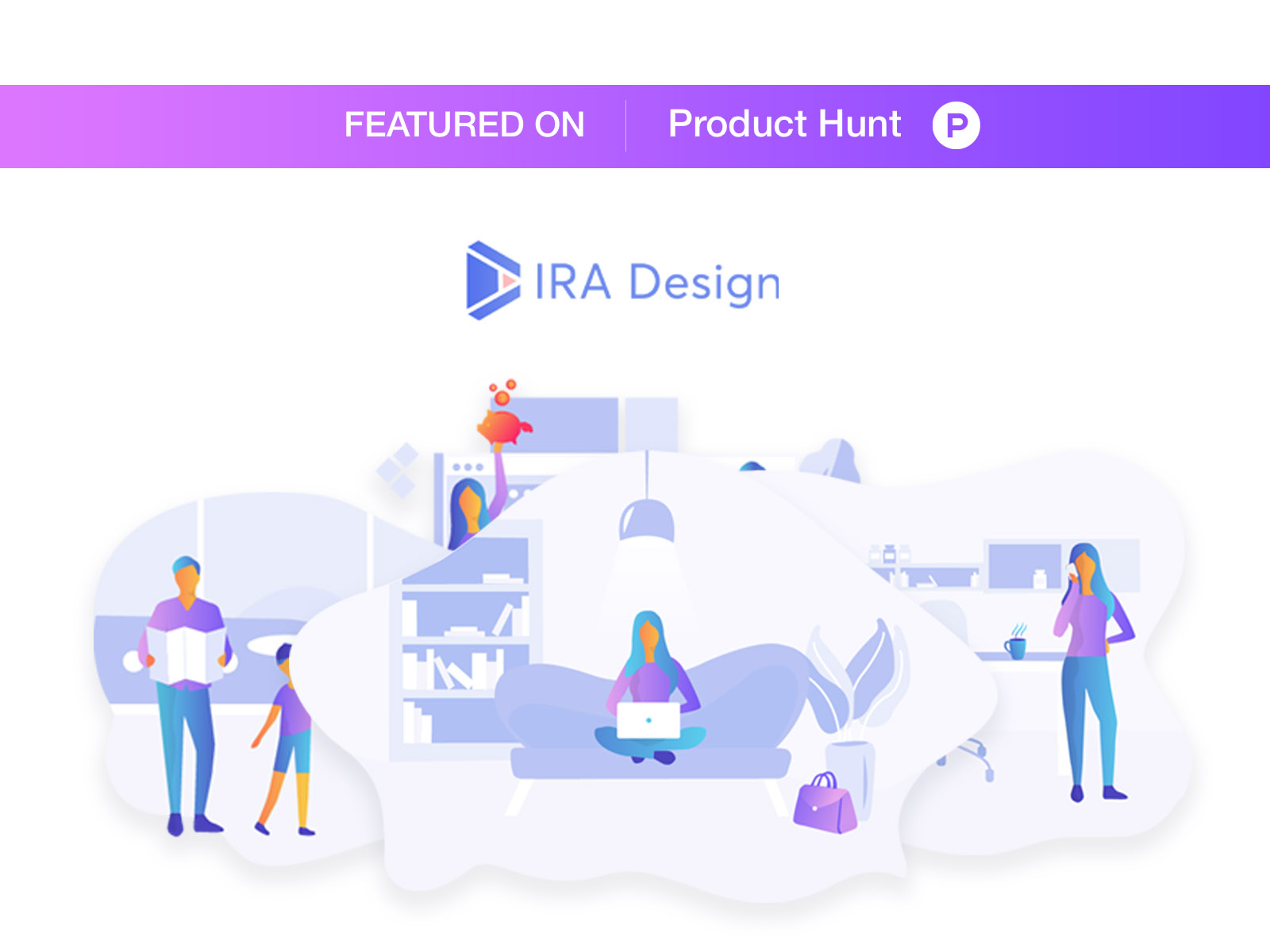 IRA Design ai characters design gradient color gradient design illustrator iran objects png product hunt svg