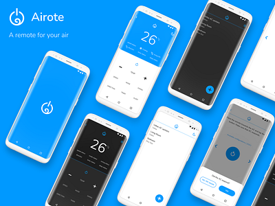 Airote | A remote for your air app designer appdesign logo mobile app design product design ui design ui ux design uidesign uiux ux ux design uxdesign