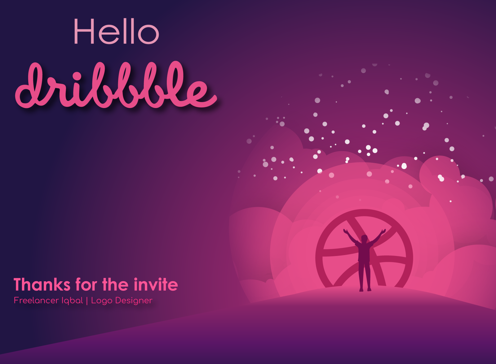 Dribbble - hello dribbble.png by Abrar zahin