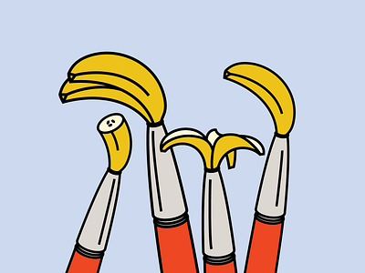 365 Banana Challenge 365 challenge design illustration vector