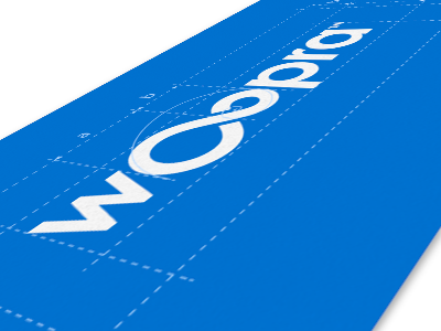 Woopra Logo blueprint logo
