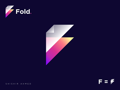 F Logo concept. branding graphic design logo modern logo