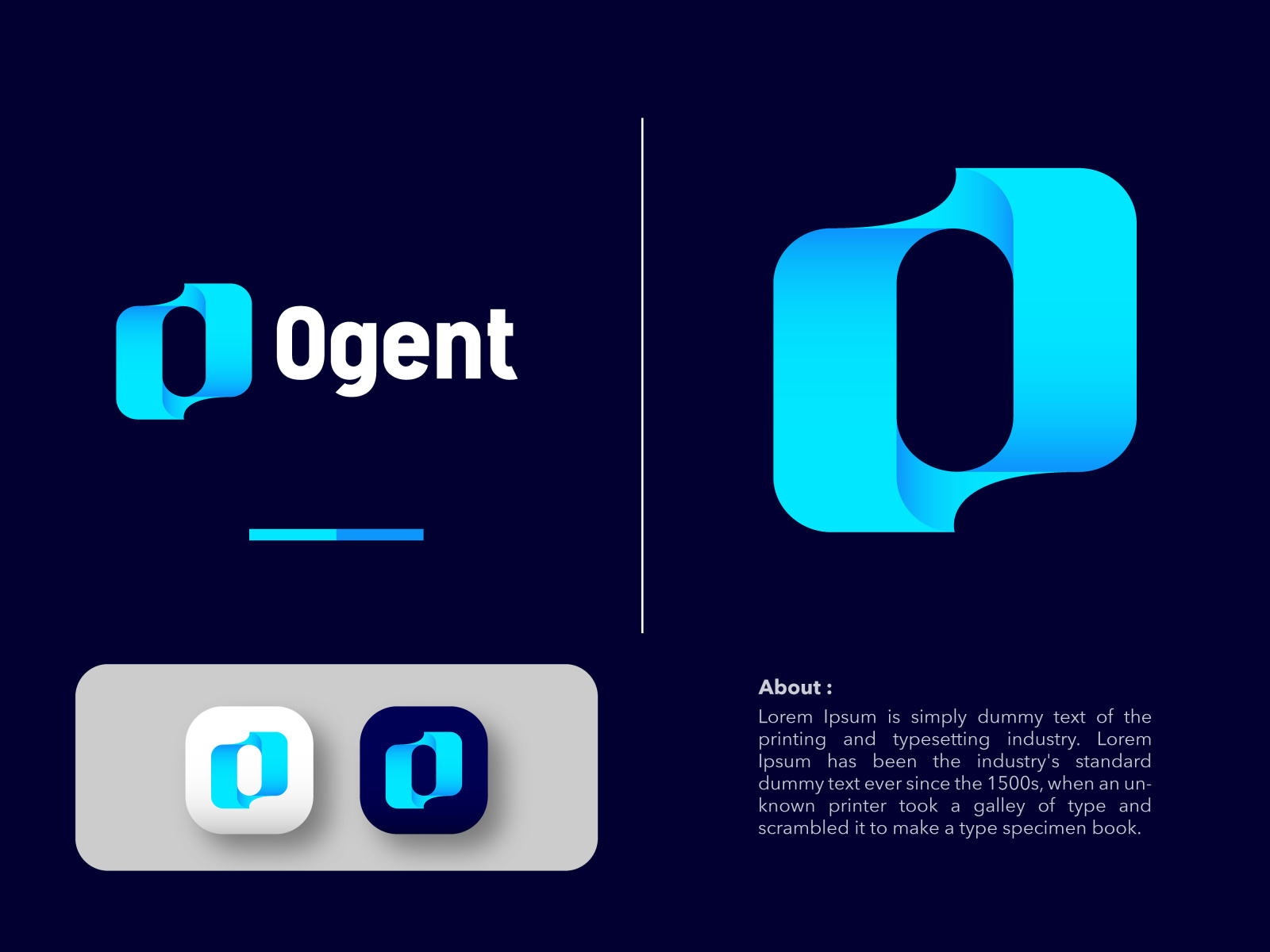 Ogent logo design by Shishir Ahmed on Dribbble