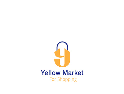 Yellow Market for shopping art behance branding company design designer identity logo logos vector