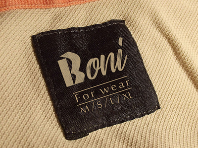 teiket " Boni " for wear branding calligraphy company design designer identity illustration illustrator logo logos teiket typo typography